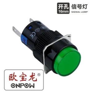 16 mm plastični LED indikator