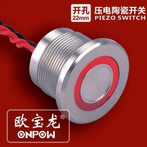 Zatvoreni piezo dodirni prekidač od 22 mm